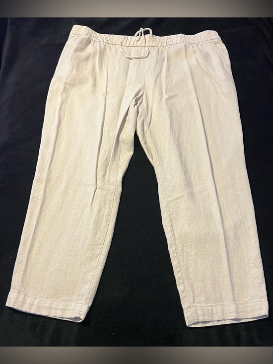 Old Navy Pants - GUC Old Navy Lightweight Drawstring Linen Pants Women’s XL